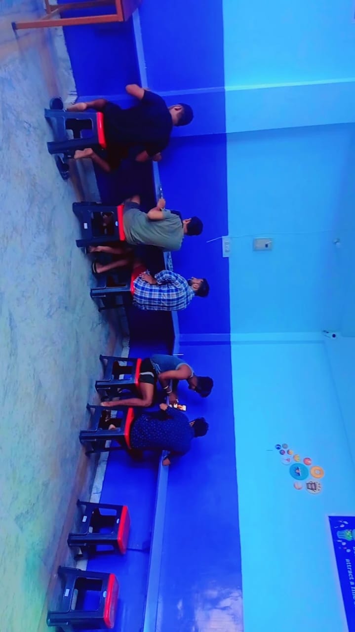 Students Dining in Mess